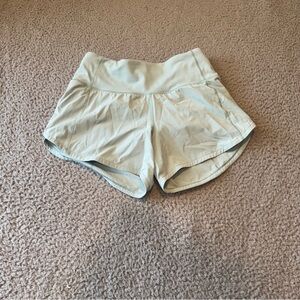 Lululemon Speed Up Short Long *4" Updated FitHazy Jade Size 0